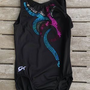 Black Gymnastics Leotard